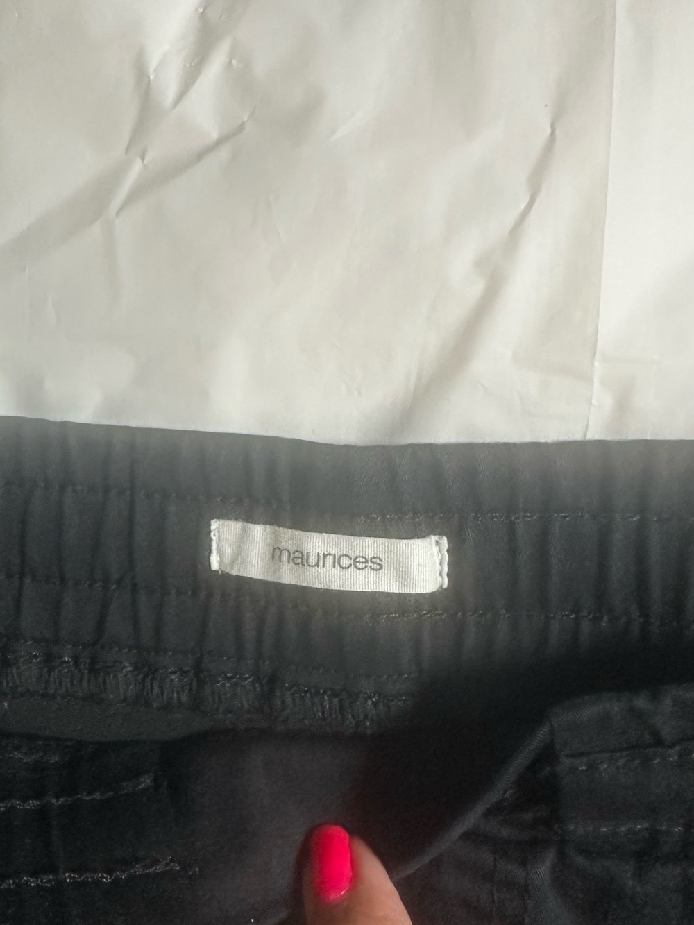 Maurices Black women Jogger Pants